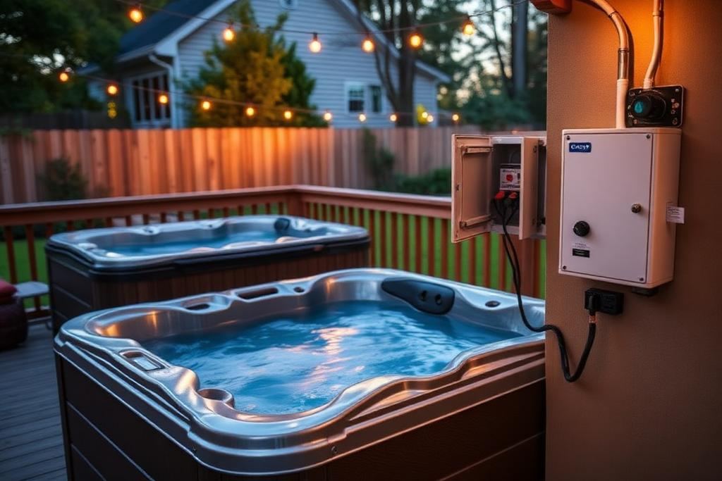 Hot Tub & Spa Wiring — hot tub wiring work in Franklin, NH by Copp Electric